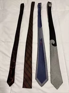 Vintage Tie Lot 50’s 60’s Made In the USA - Picture 1 of 6