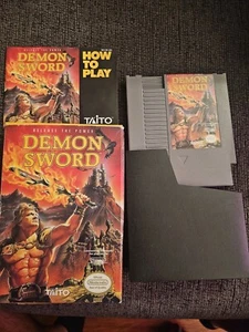Demon Sword (Nintendo NES) Complete in Box CIB Rare - Picture 1 of 2