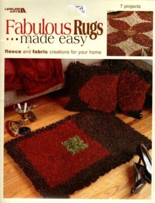LEISURE ARTS FABULOUS RUGS MADE EASY 7 PROJECTS - Image 1 of 3