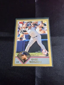 2003 TOPPS GOLD PARALLEL #455 RAUL MONDESI NEW YORK YANKEES #'D 941/2003 - Picture 1 of 2
