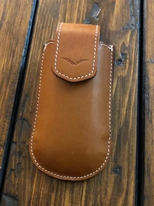 Original Vertu Ascent hellbraunes vertikales Lederetui super selten Must have  - Bild 1 von 3