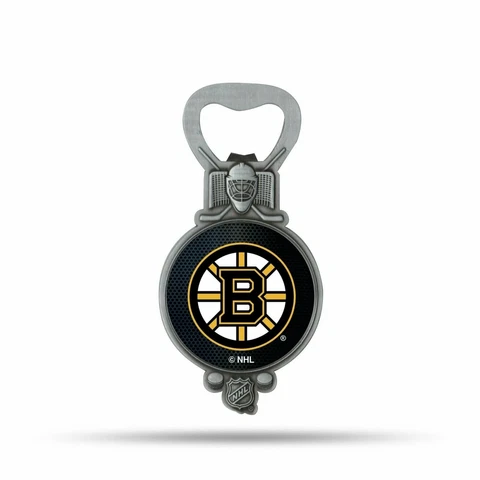 Boston Bruins Bottle Opener Magnet Pewter Metal Magnetic Party Starter Hockey Cover