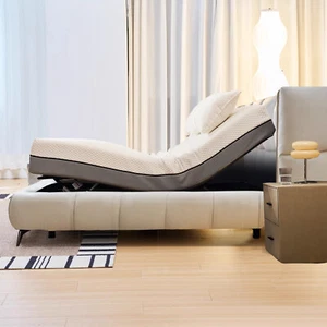 King Size Adjustable Bed Frame with Incline Quiet Motor Zero Gravity - Picture 1 of 10