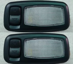 2pc SunVisor Vanity lámpara izquierda derecha para 2012-2016 Hyundai Genesis Coupe NEGRO - Imagen 1 de 2