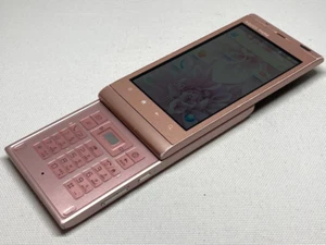 au AQUOS IS14SH  (SHI14)  Pink Japanese Slider phone Mobile Phone garakei keitai - Picture 1 of 10