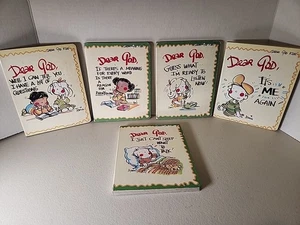 Dear God Children Kids Board Books Religious - Lot of 5 - by Anne Fitzgerald - Foto 1 di 8