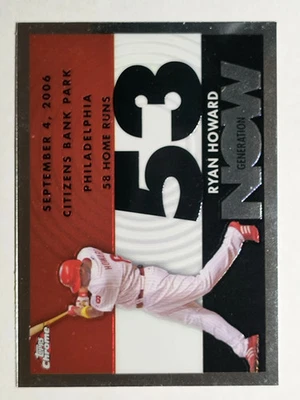 2007 Topps Chrome Generation Now #GN203 Ryan Howard - Image 1 of 2