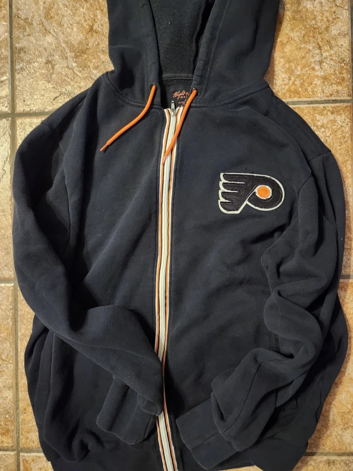 Sudadera con Capucha Philadelphia Flyers Talla XL Cosida Logo Hockey NHL Foto 1 de 4