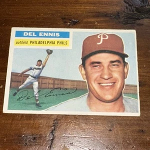 1956 Topps #220 Del Ennis - Crease Free - Picture 1 of 3