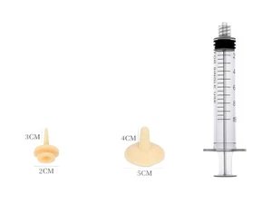 Pet Feeding Syringe With Nipple, Silicone Feeding Tools For Kitten Puppy Feeding - Picture 1 of 3
