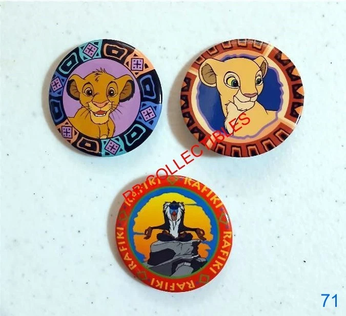 The Lion King - Set of 3 Buttons - Image 1 of 1