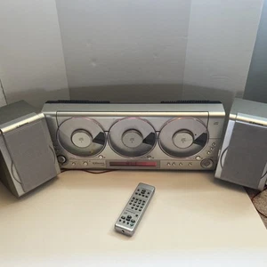 **READ & REVIEW** Emerson MS3105 Triple CD Player AM FM Wall Mount Stereo System - Picture 1 of 13