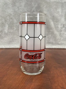 Vintage Enjoy Coca-Cola 6" Libbey Milchglasmalerei 16 Unzen - Bild 1 von 5