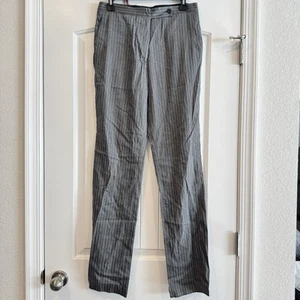 Golden Goose Deluxe Marke Damen Anzughose Nadelstreifen grau Größe 8 kein Größenetikett - Bild 1 von 6