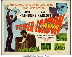 THE TOWER OF LONDON Original Filmplakat KARLOFF - 1948, 48/1131 - Bild 1 von 10