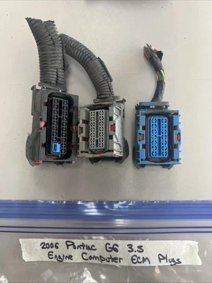 06 Pontiac G6 12600928 Computer Brain Engine Control ECU ECM EBX Módulo Enchufes Foto 1 de 3