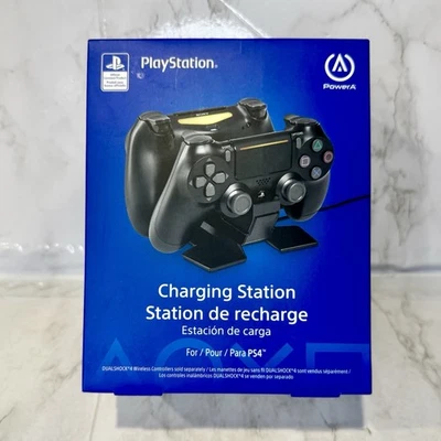 PlayStation 4 PS4 DualShock Controller Charging Station Official PowerA New - Image 1 of 2