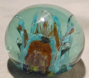 Alter antiker Briefbeschwerer Paperweight Glas um 1930 - Bild 1 von 11