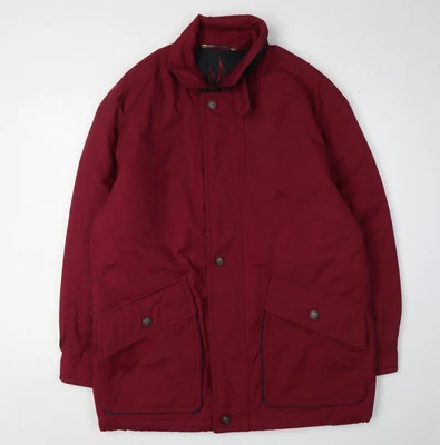La Moda Men's Red Parka Jacket - L, Casual & Stylish - Image 1 of 4