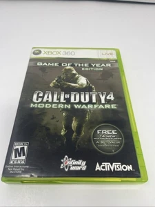 Call of Duty 4 Modern Warfare Game of the Year Edition (Xbox 360 2008) Complete  - Picture 1 of 7
