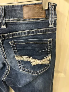 BKE Denim Dakota Women’s The Buckle 29XL X 35.5 Stretchy Denim Straight Leg Jean - Picture 1 of 17