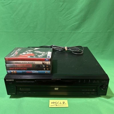 Sony DVP-NC600 5-Disc Carousel DVD CD Player Changer NO REMOTE + 5 Movie Bundle! - Image 1 of 4
