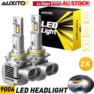 2x 9006 HB4 Xenón Blanco 6500k Halógeno LED Faros Coche Bombillas Globos Para Toyota - Imagen 1 de 11