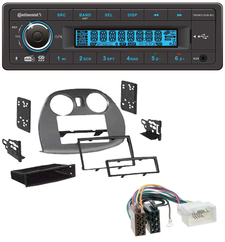 Continental MP3 DAB USB Bluetooth Autoradio für Mitsubishi Eclipse 4G 2005-2012 - Bild 1 von 4