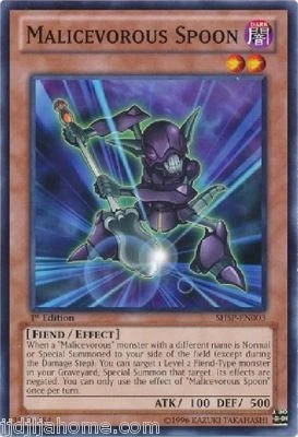 SHSP EN003 1ST ED 3X MALICEVEROUS SPOON COMMON - Image 1 of 2