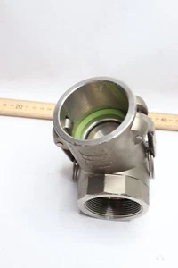 PT 90 Degree Elbow Coupler Stainless Steel 20H 2" 1400820 - Picture 1 of 3
