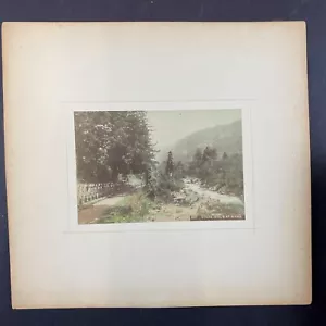 1880s Hand Tinted Japanese Albumen Photo Stone Idols, Nikko, Japan - Picture 1 of 1
