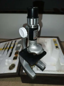 Tasco Microscope Kit w/ Slides, Samples and Case - Picture 1 of 4