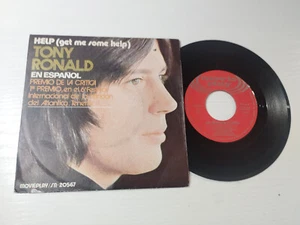 Tony Ronald En Español Help Once Upon A Time 1971 - Single Vinilo 7" VG/VG - Picture 1 of 3