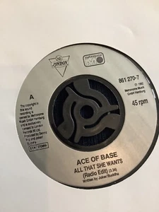 Ace of Base - All that she wants Used 7” single Record - Picture 1 of 2
