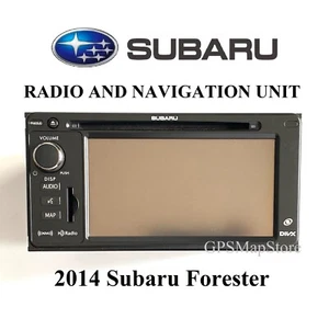 Subaru Forester AM FM 2014 radio satélite XM Bluetooth GPS navegación unidad principal - Imagen 1 de 8