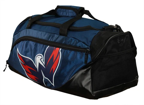 FOCO NHL Unisex Washington Capitals Locker Room Collection Duffle Bag - Small Cover