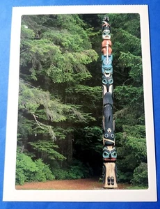 Postcard Totem Pole Sitka National Historical Park, Sitka Alaska - Picture 1 of 2