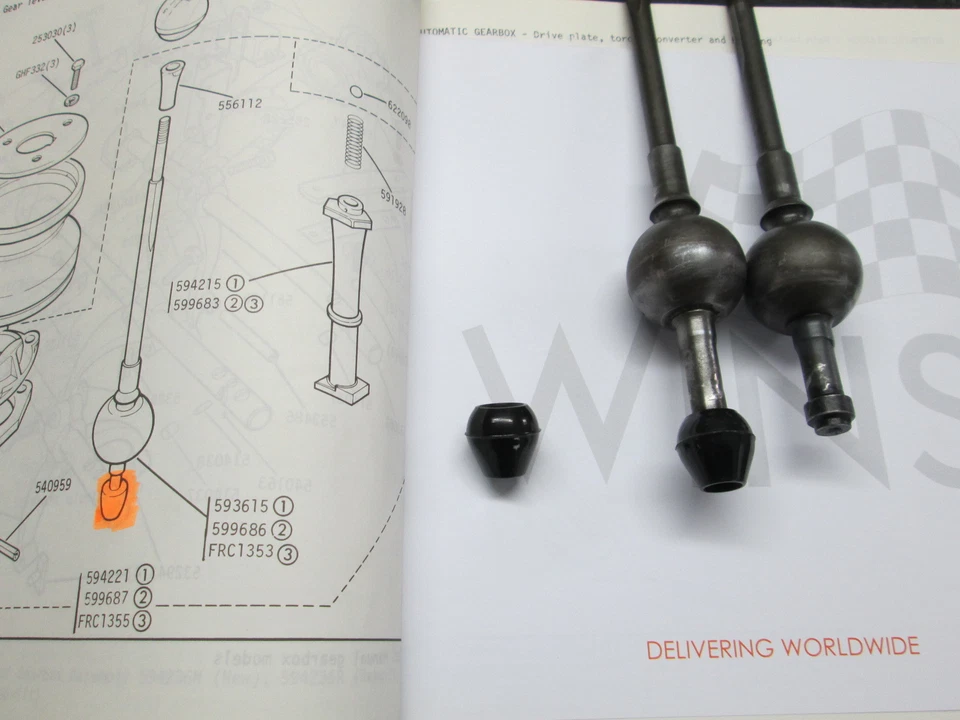 Rover P6 Gearstick Acorn Tip - Manual Gearbox - Image 1 of 1