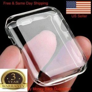 Für iWatch Apple Watch Series 4 3 2 1 TPU Schutz Full Cover Case 42mm USA - Bild 1 von 6