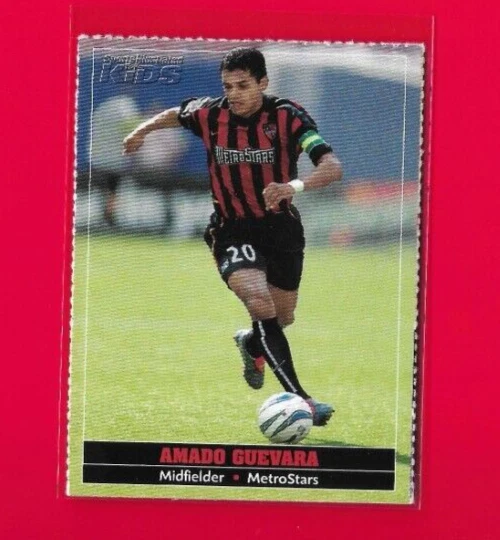 2005 Sports Illustrated AMADO GUEVARA SI Kids Card-MetroStars Soccer MLS #476 - Image 1 of 2