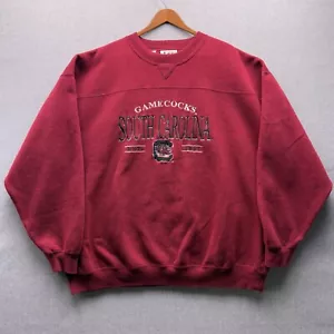 Vintage South Carolina Gamecocks gesticktes Logo Erwachsene 2XL Herren Sweatshirt mit Rundhalsausschnitt - Bild 1 von 8