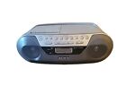 Sony CD AM/FM Radio Cassette Recorder Mega Bass Aux-In CD-R Portable 