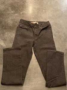 Levi's Boy 510 Skinny Grey Stretch Jeans Size 12 Reg - Picture 1 of 4