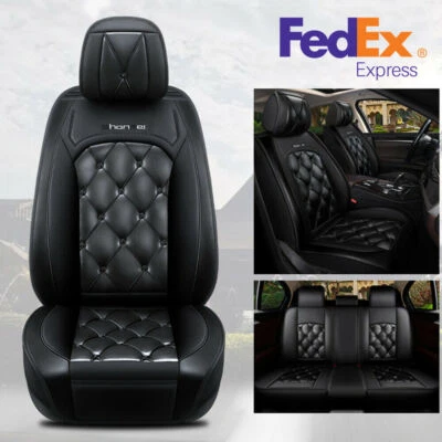 5D PU Leather Standard Edition 5-Seats Car Seat Cover Full Surround Seat Cushion Foto 1 de 4