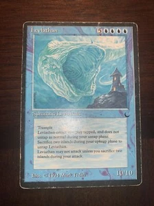 MTG HP Leviathan The Dark Blue Rare Creature EDH Commander Vintage Legacy Old 94 - Picture 1 of 8