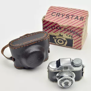 CRYSTAR CAMERA MICRO FOTOCAMERA NUOVA CON CUSTODIA E CONFEZIONE ORIGINALI! - Zdjęcie 1 z 7
