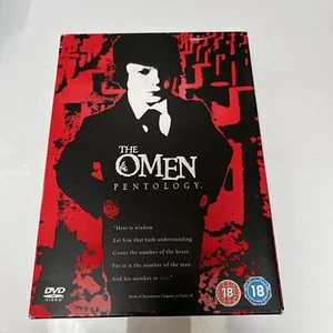 The Omen Pentology DVD Boxset. EX/EX.  - Region 2 PAL. Gregory Peck. Occult - Foto 1 di 8