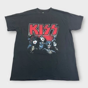 KISS Rock And Roll Graphic T-Shirt Adult Size Large - Picture 1 of 8