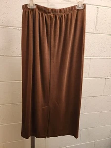 Koos of Course! Blended Knit Slim Skirt Brown Medium NWOT A53016H - Picture 1 of 2