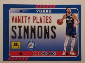 Panini 2020-21 Hoops - Ben Simmons - #20 - Vanity Plates - Bild 1 von 2